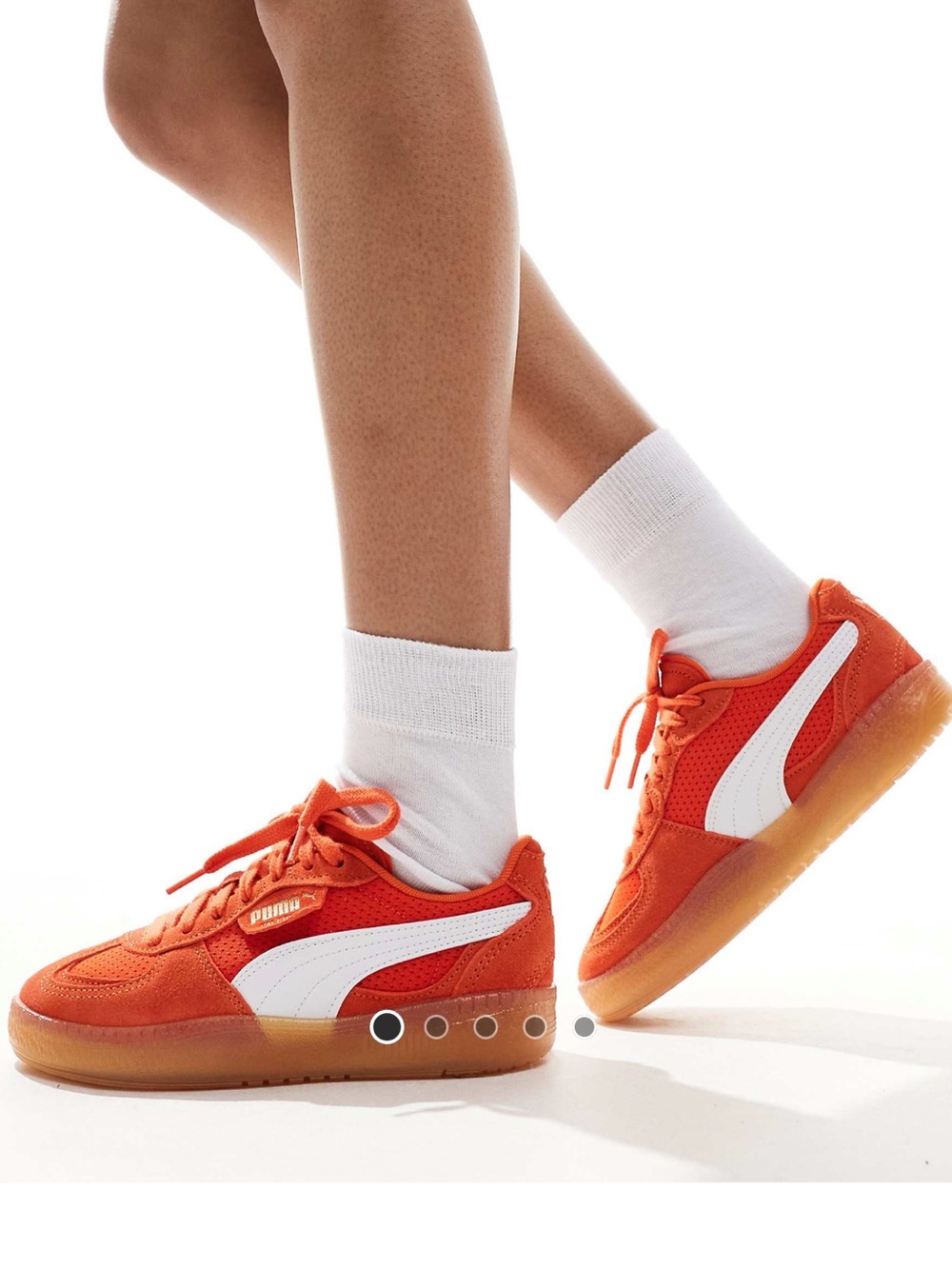PUMA Palermo Vintage Moda sneakers in orange women’s size 7